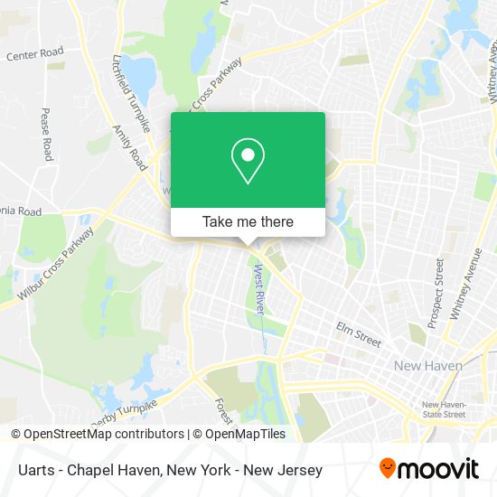 Uarts - Chapel Haven map