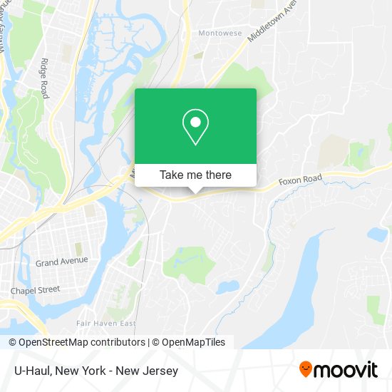 U-Haul map