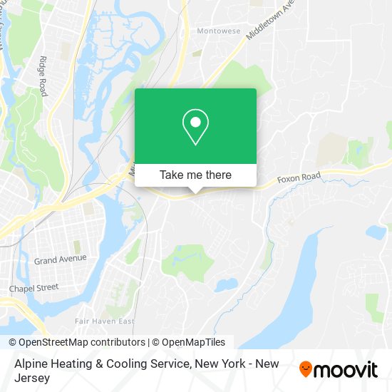 Alpine Heating & Cooling Service map