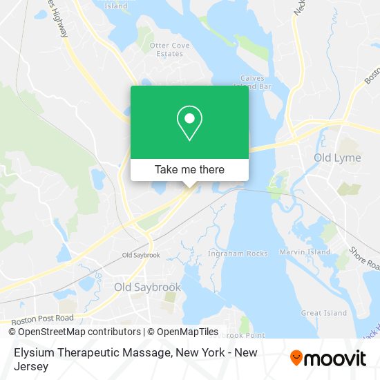 Elysium Therapeutic Massage map
