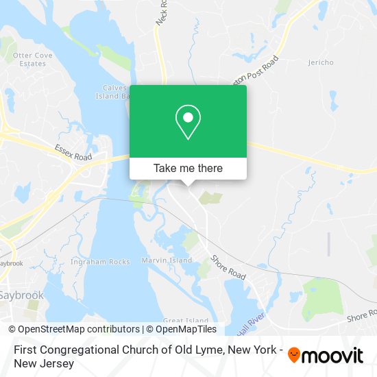 First Congregational Church of Old Lyme map