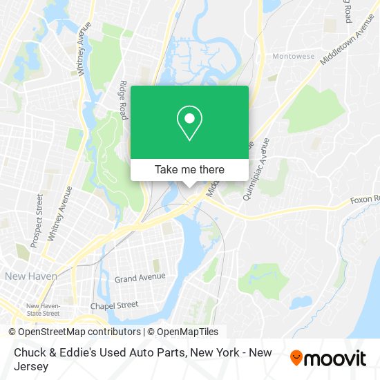 Chuck & Eddie's Used Auto Parts map