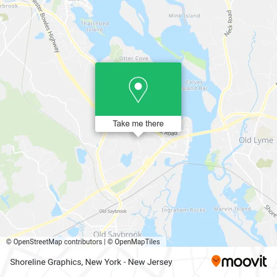 Shoreline Graphics map