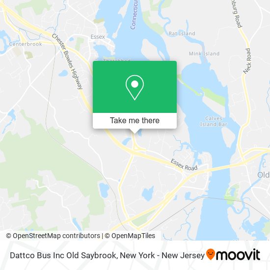 Mapa de Dattco Bus Inc Old Saybrook