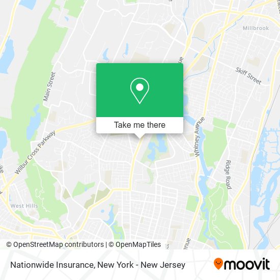 Mapa de Nationwide Insurance