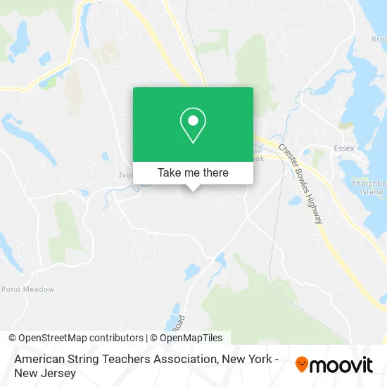 American String Teachers Association map
