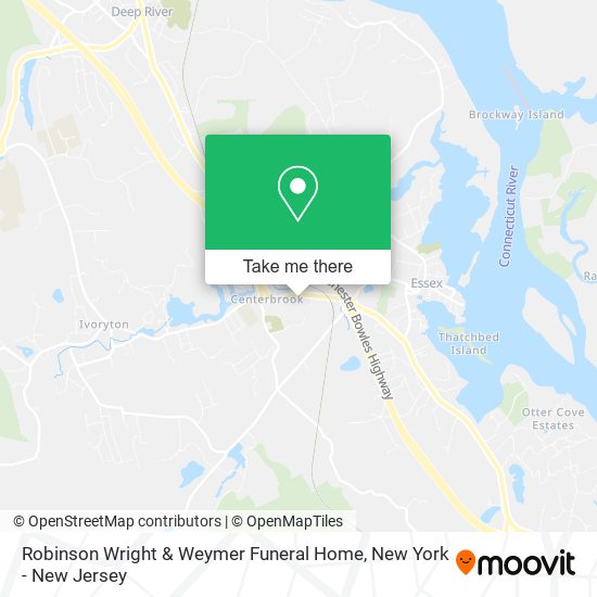 Robinson Wright & Weymer Funeral Home map