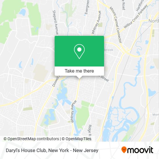 Daryl's House Club map