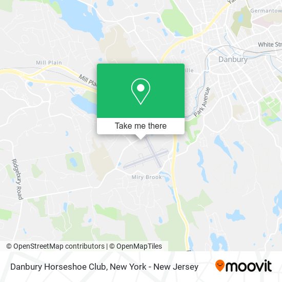 Danbury Horseshoe Club map