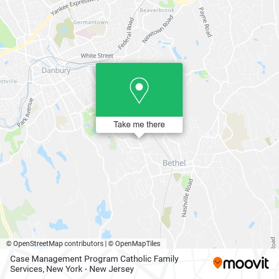 Case Management Program Catholic Family Services map