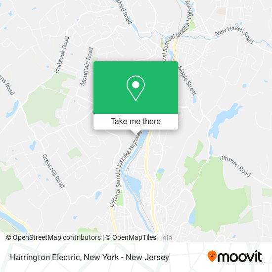 Harrington Electric map