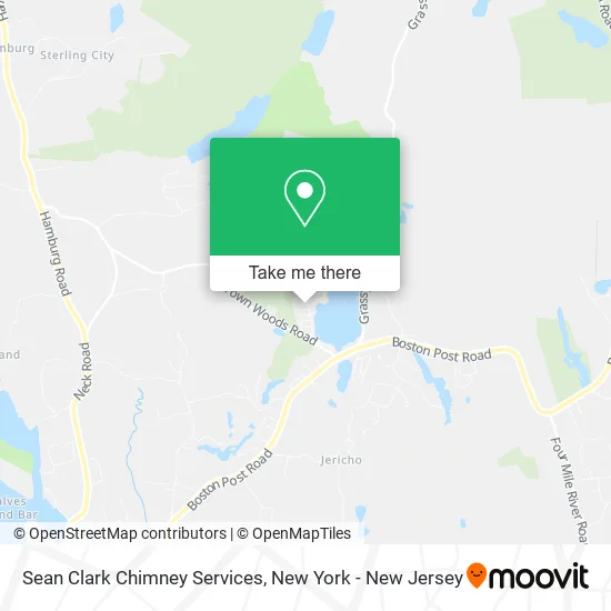 Sean Clark Chimney Services map