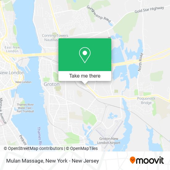 Mulan Massage map