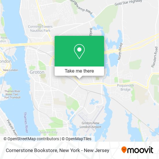 Mapa de Cornerstone Bookstore