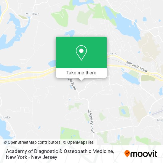 Academy of Diagnostic & Osteopathic Medicine map