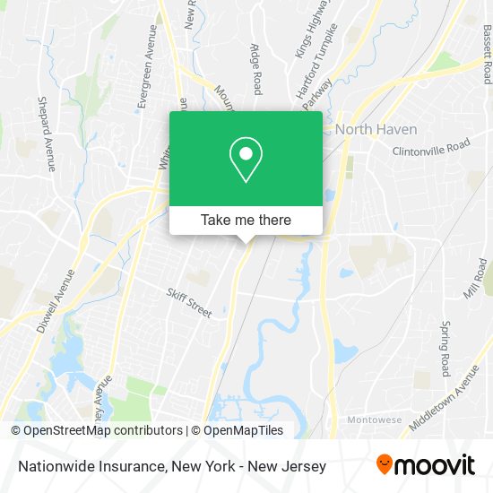 Mapa de Nationwide Insurance