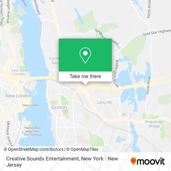 Creative Sounds Entertainment map