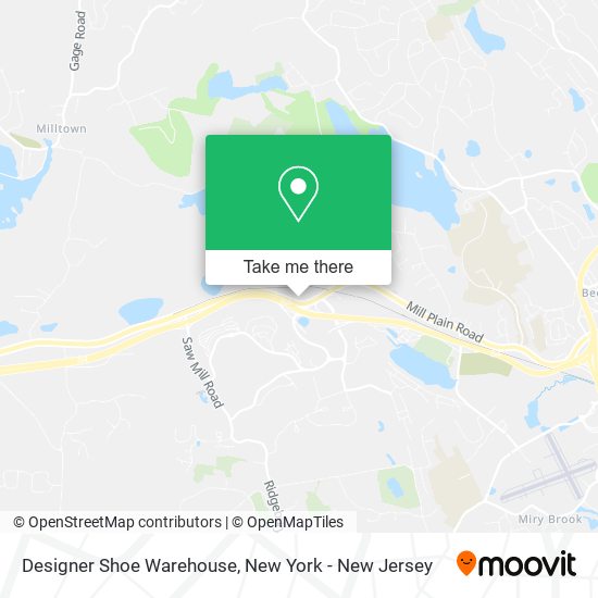 Designer Shoe Warehouse map