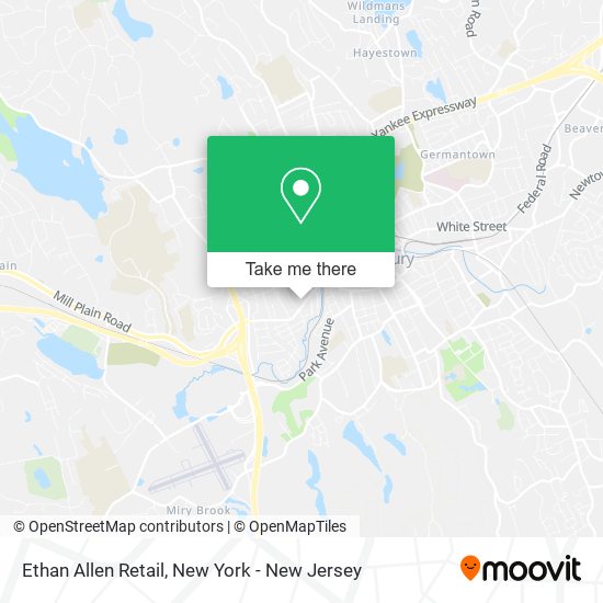 Mapa de Ethan Allen Retail