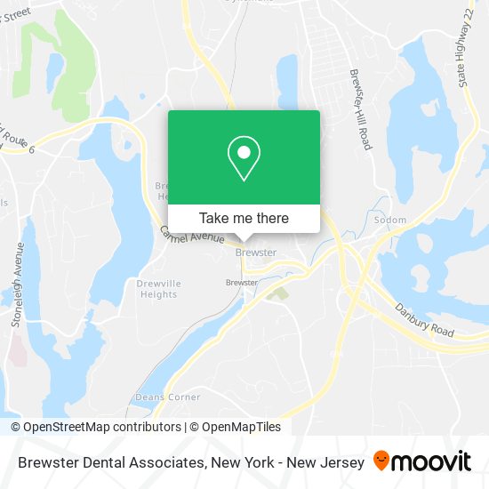 Brewster Dental Associates map