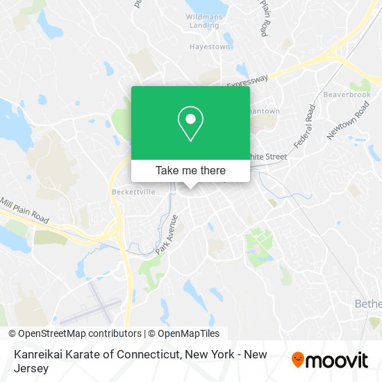 Mapa de Kanreikai Karate of Connecticut