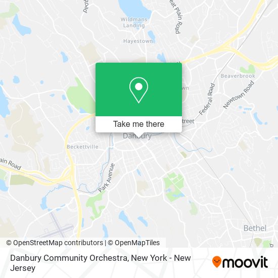 Danbury Community Orchestra map