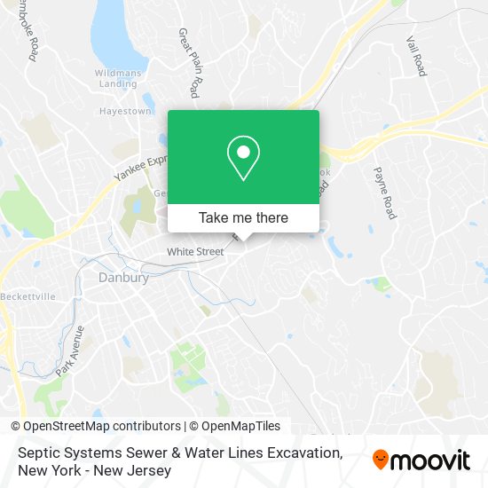 Mapa de Septic Systems Sewer & Water Lines Excavation