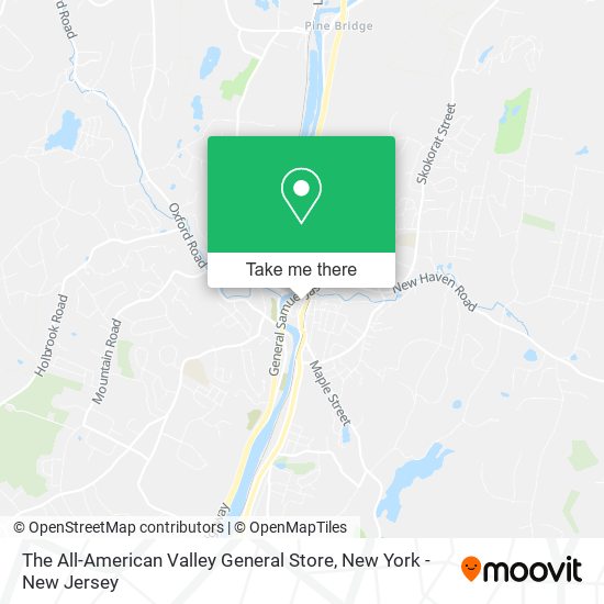 The All-American Valley General Store map