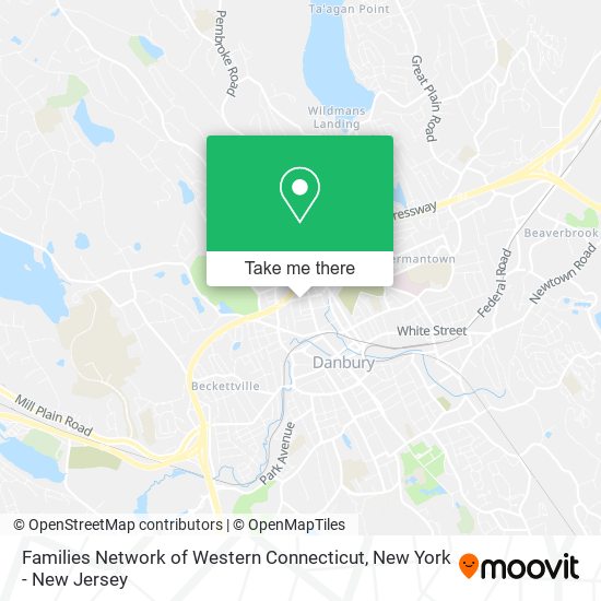 Families Network of Western Connecticut map