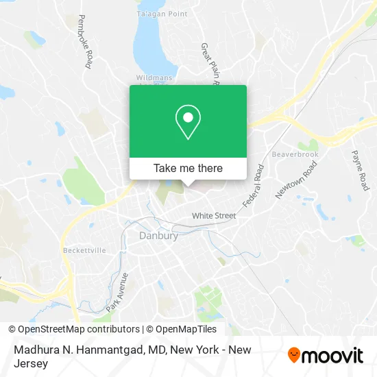 Madhura N. Hanmantgad, MD map