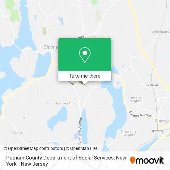 Putnam County Department of Social Services map