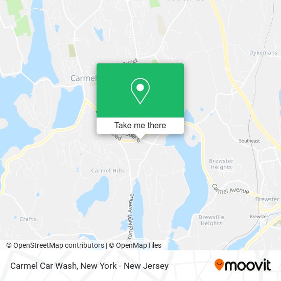 Carmel Car Wash map