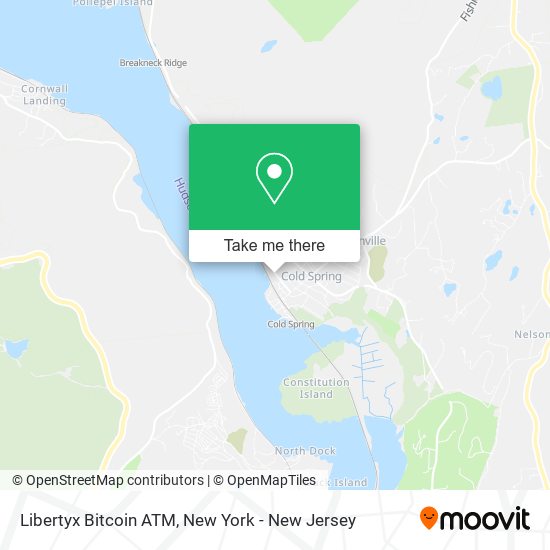 Mapa de Libertyx Bitcoin ATM