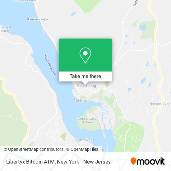 Mapa de Libertyx Bitcoin ATM