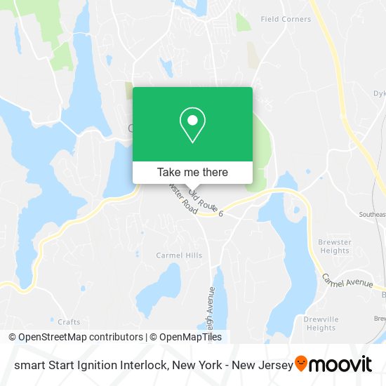 smart Start Ignition Interlock map