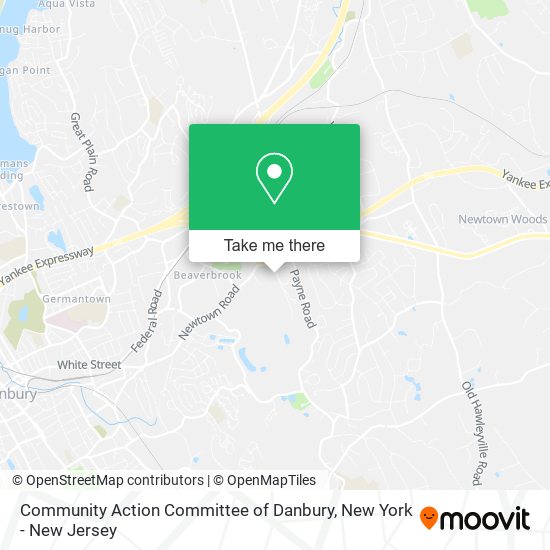 Mapa de Community Action Committee of Danbury