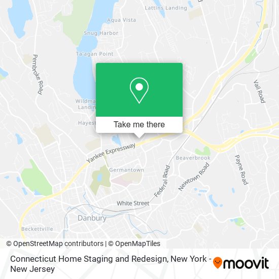 Connecticut Home Staging and Redesign map