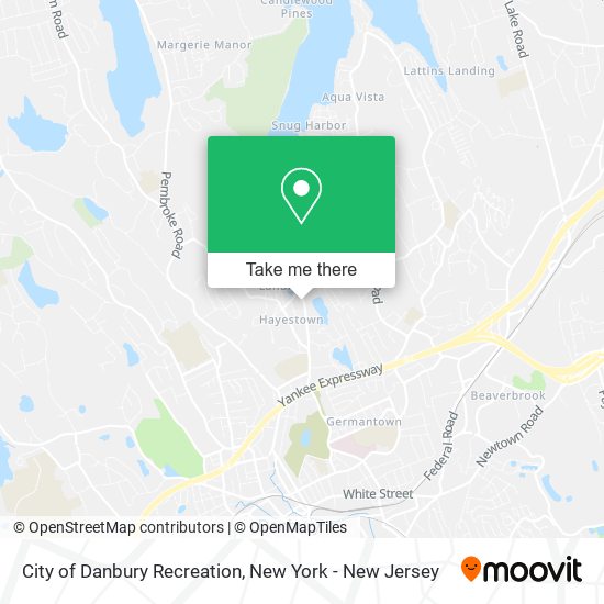 City of Danbury Recreation map