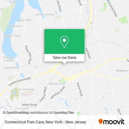 Connecticut Pain Care map