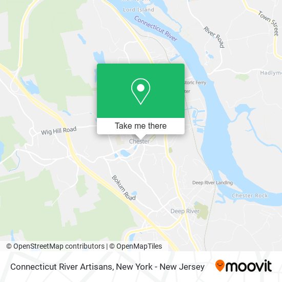 Connecticut River Artisans map