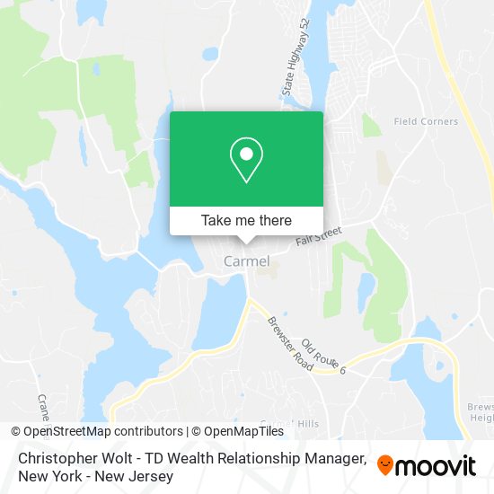 Christopher Wolt - TD Wealth Relationship Manager map