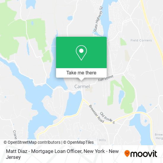 Matt Diaz - Mortgage Loan Officer map