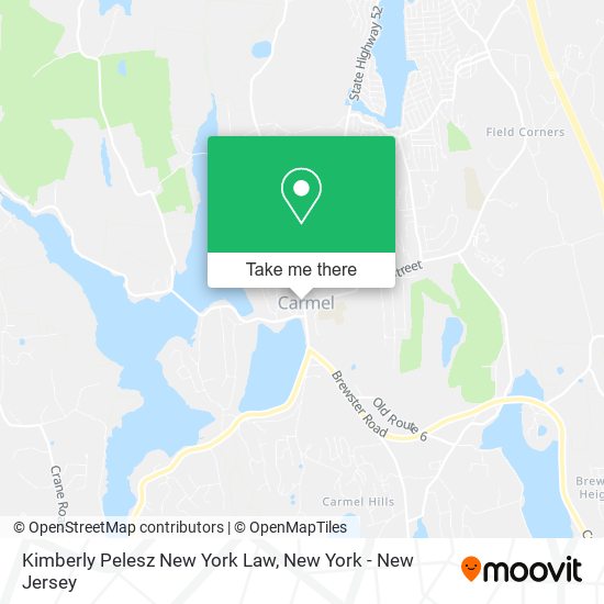 Mapa de Kimberly Pelesz New York Law