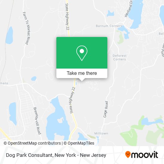 Dog Park Consultant map