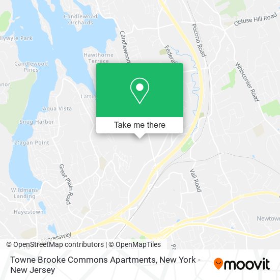 Towne Brooke Commons Apartments map