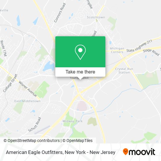 American Eagle Outfitters map