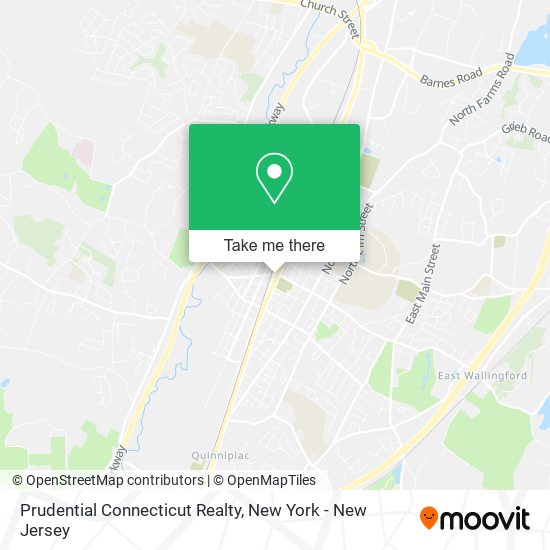 Prudential Connecticut Realty map