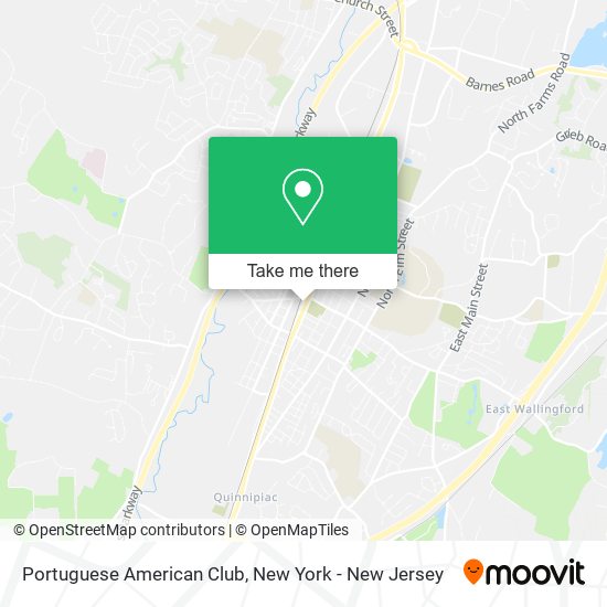 Portuguese American Club map