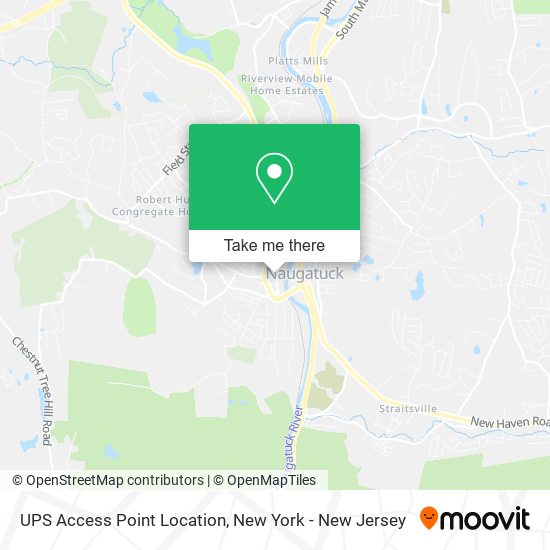 UPS Access Point Location map