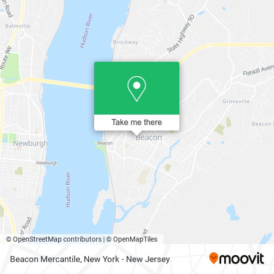 Beacon Mercantile map